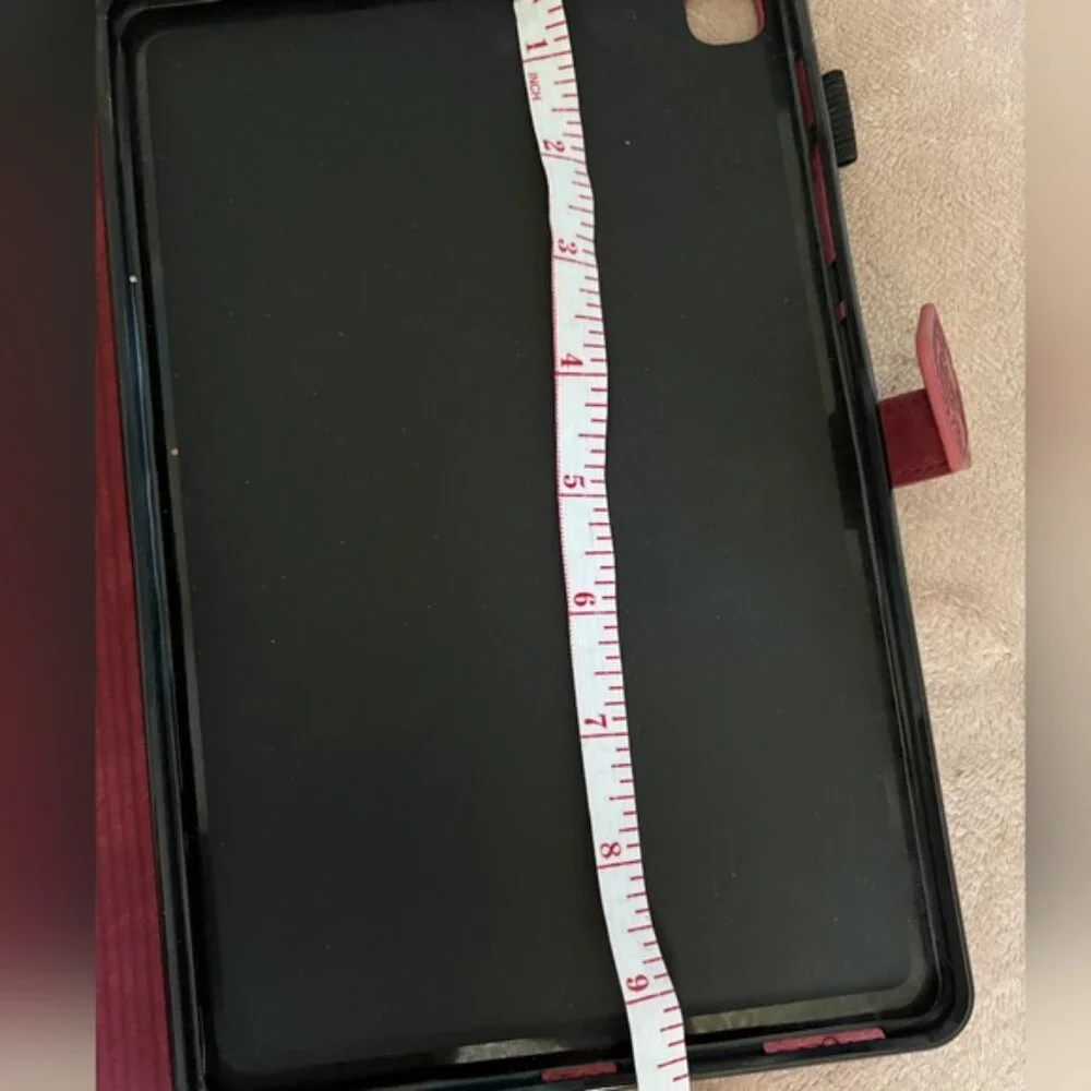 Elegant Tablet Case in Maroon Galaxy A7lite‎